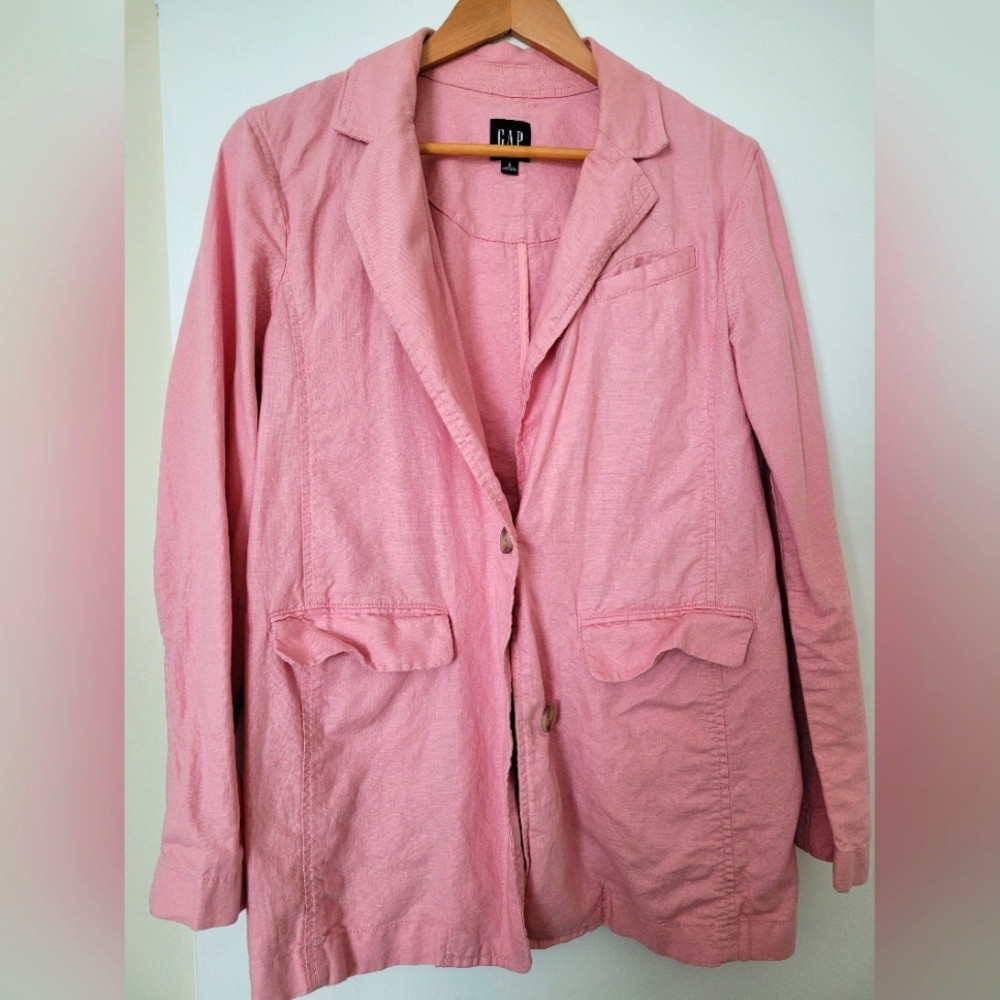 Gap Linen Cotton Blazer